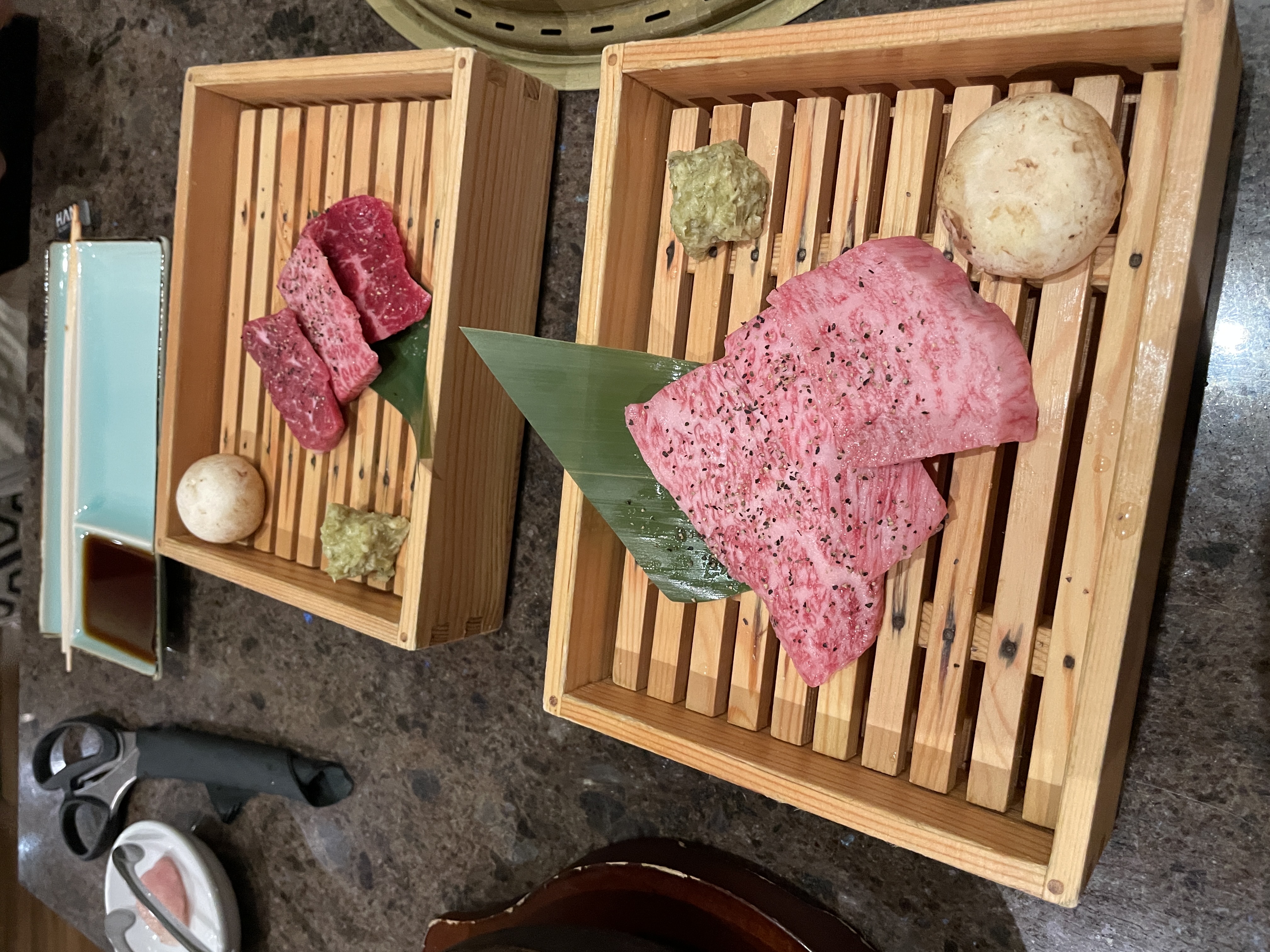 Wagyu beef Yakiniku style